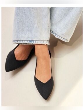 Rothy’s The Point Ballet Flats Black Shoe Slip On Comfort